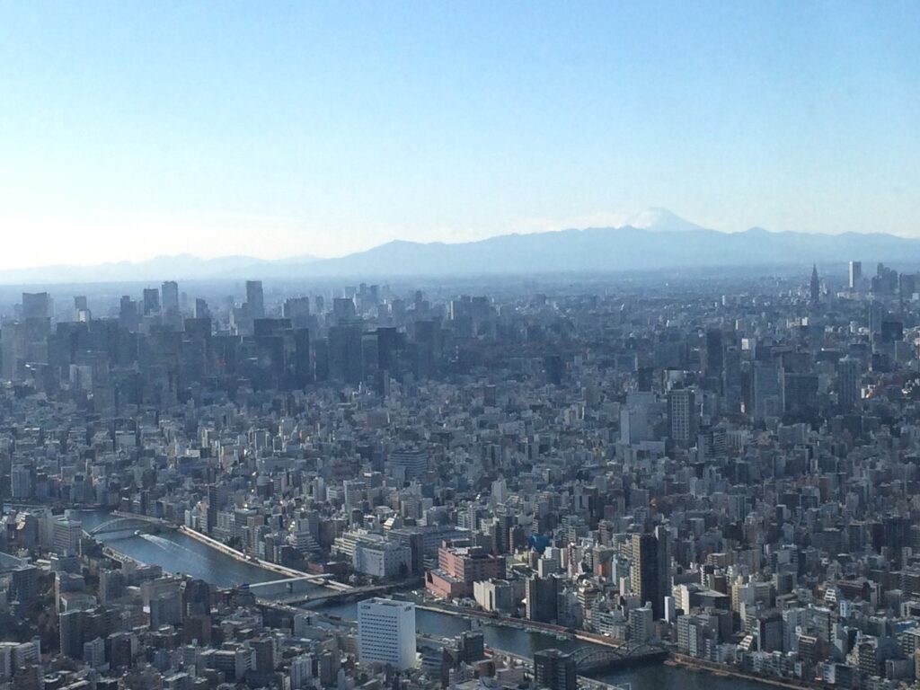 Scenery from a japanese city